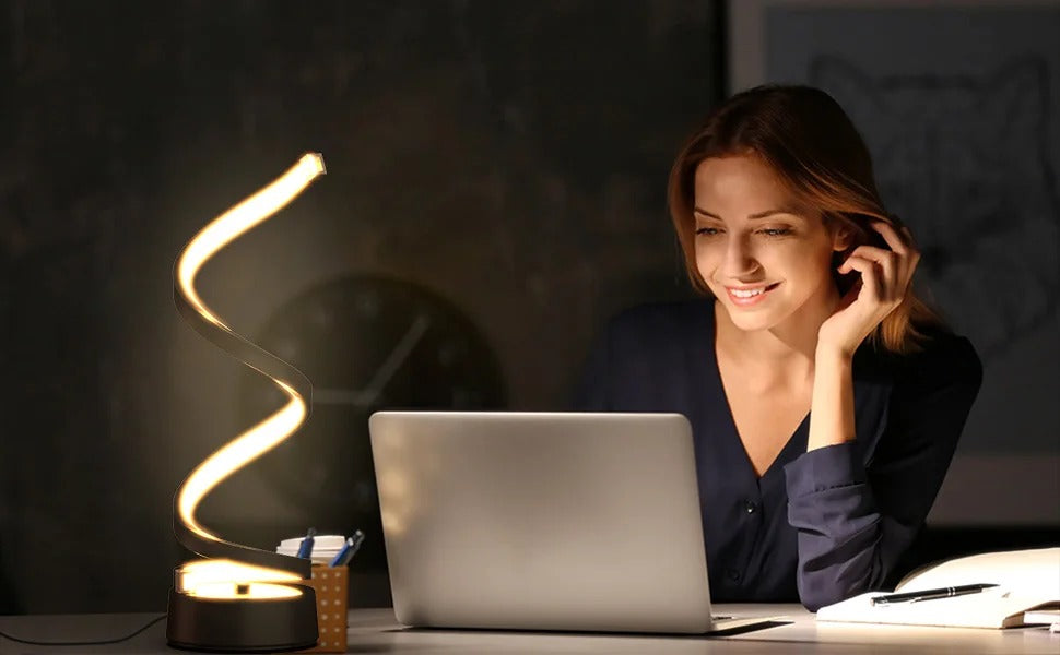 "Veilleuse spirale USB - lumière douce"