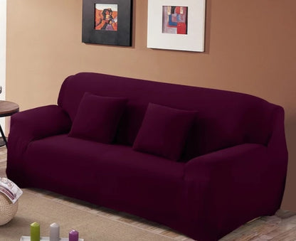 Housse violet royal - protection lavable en machine pour sofa modulaire