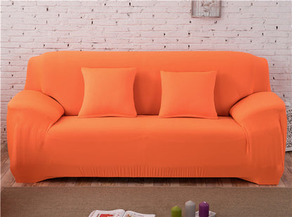 Option de couleur orange éclatant pour housse de canapé extensible