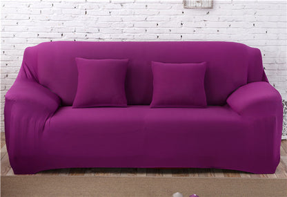 Housse violet royal - protection lavable en machine pour sofa modulaire