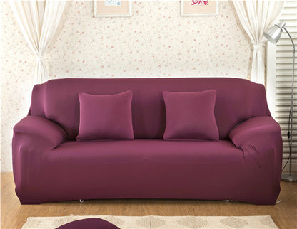 Housse violet royal - protection lavable en machine pour sofa modulaire

