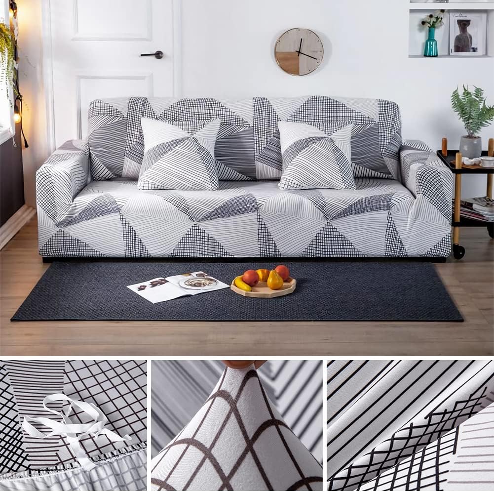 Texture respirante et anti-poils de la housse de canapé - tissu élastique et durable